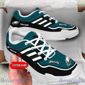 Personalized Name Philadelphia Eagles Chunky Sneaker Sport Shose For Fans Product Photo 1