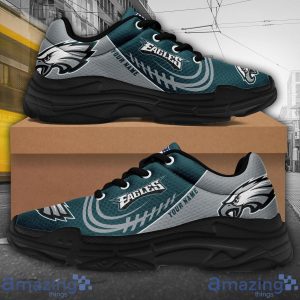 Personalized Name Philadelphia Eagles Personalized Chunky Shoes Trendy Sneakers For Men And Women Product Photo 4