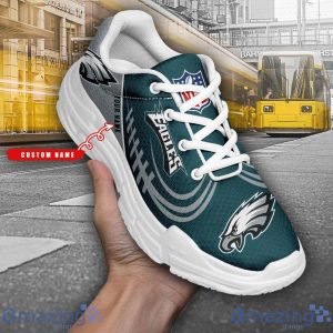 Personalized Name Philadelphia Eagles Personalized Chunky Shoes Trendy Sneakers For Men And Women Product Photo 1