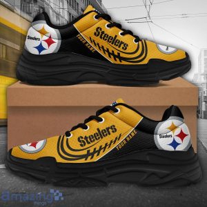 Personalized Name Pittsburgh Steelers Personalized Chunky Shoes Trendy Sneakers For Men And Women Product Photo 3
