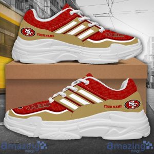 Personalized Name San Francisco 49ers CHUNKY SNEAKER Sport Shose For Fans Product Photo 3