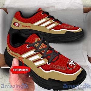 Personalized Name San Francisco 49ers CHUNKY SNEAKER Sport Shose For Fans Product Photo 4