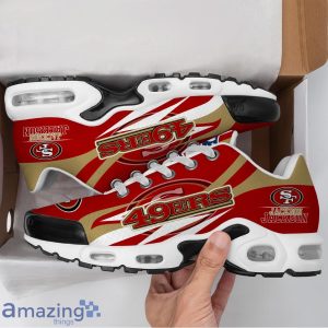 Personalized Name San Francisco 49ers Sneakers Shoes Air Cushion Sport Shoes Product Photo 3
