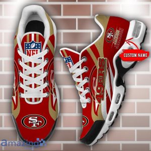 Personalized Name San Francisco 49ers Sneakers Shoes Air Cushion Sport Shoes Product Photo 1