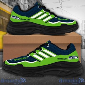 Personalized Name Seattle Seahawks Chunky Sneaker Sport Shose For Fans image Personalized Name Seattle Seahawks Chunky Sneaker Sport Shose For Fans Product Photo 2