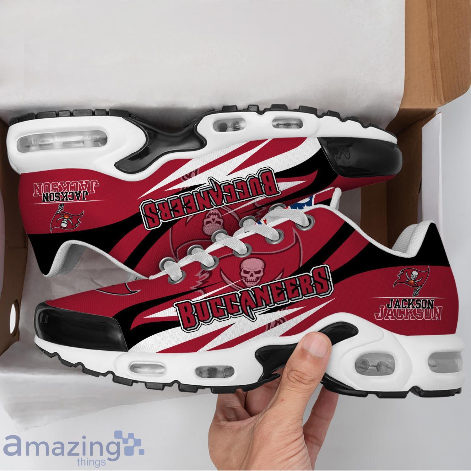 Personalized Name Tampa Bay Buccaneers Sneakers Shoes Air Cushion Sport Shoes image Personalized Name Tampa Bay Buccaneers Sneakers Shoes Air Cushion Sport Shoes Product Photo 3
