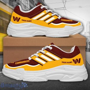 Personalized Name Washington Commanders Chunky Sneaker Sport Shose For Fans image Personalized Name Washington Commanders Chunky Sneaker Sport Shose For Fans Product Photo 3