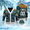 Personalized NHL San Jose Sharks Elk Pattern Ugly Christmas Sweater Perfect Gift For Big Fans