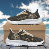 Personalized NO Saint Football Team Padded Heightening Air Mesh Running Shoes Sport Custom Name