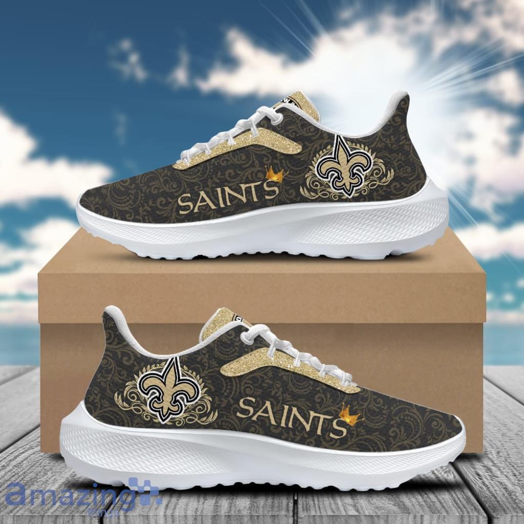 Personalized NO Saint Football Team Padded Heightening Air Mesh Running Shoes Sport Custom Name image Personalized NO Saint Football Team Padded Heightening Air Mesh Running Shoes Sport Custom Name Product Photo 1