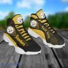Personalized Pittsburgh Steelers  Football Jordan 13 Shoes Sneaker Steelers Logo