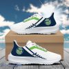 Personalized Seat Seahaw Football Team Padded Heightening Air Mesh Running Shoes Sport Custom Name