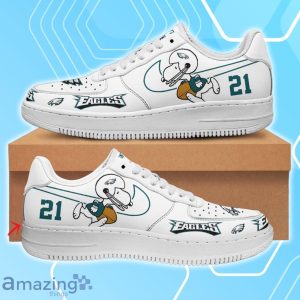 Philadelphia Eagles Air Force Shoes Snoopy Custom Number & Name Product Photo 1