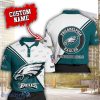 Philadelphia Eagles Custom Name Polo Shirt 3D All Over printed Gift For Sport Fans