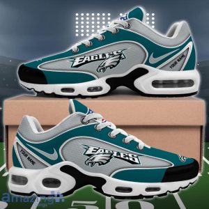 Philadelphia Eagles NFL 3D Effect Swoosh Custom Name Air Cushion Sport Shoes image Philadelphia Eagles NFL 3D Effect Swoosh Custom Name Air Cushion Sport Shoes Product Photo 2