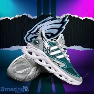 Philadelphia Eagles NFL Team Special Max Soul Striped Trend Sneakers Product Photo 3