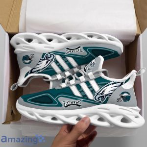 Philadelphia Eagles NFL Team Special Max Soul Striped Trend Sneakers Product Photo 4