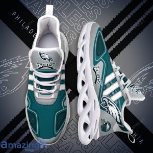 Philadelphia Eagles NFL Team Special Max Soul Striped Trend Sneakers Product Photo 1