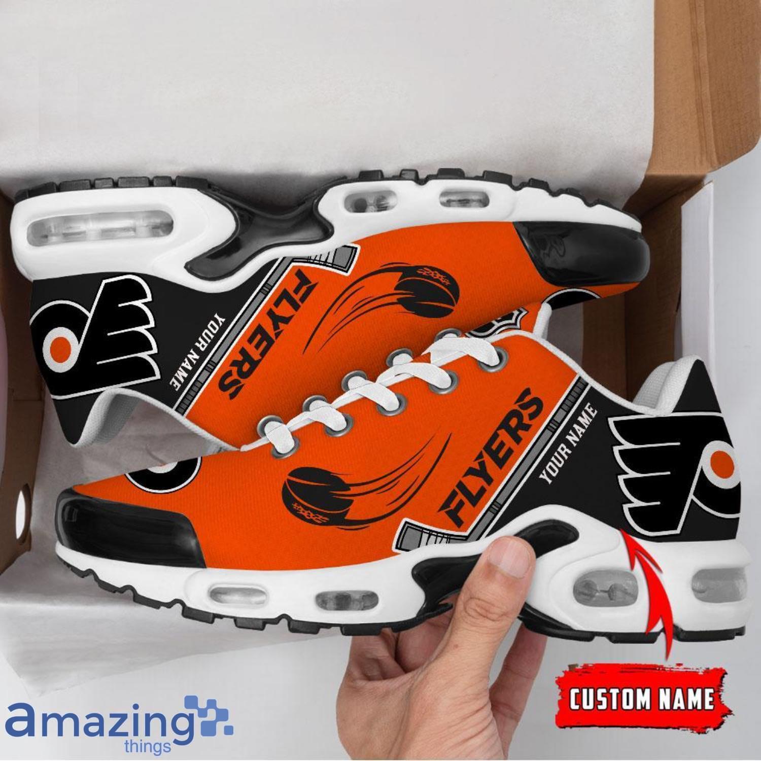 Philadelphia Flyers NHL Custom Name Air Cushion Sports Shoes New Trend Sprot Shoes image Philadelphia Flyers NHL Custom Name Air Cushion Sports Shoes New Trend Sprot Shoes Product Photo 2