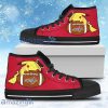 Pikachu Laying On Ball Washington Capitals High Top Shoes For Men And Women