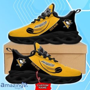 Pittsburgh Penguins Custom Name Max Soul Shoes New Sneakers For Fans Product Photo 2