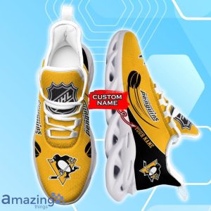 Pittsburgh Penguins Custom Name Max Soul Shoes New Sneakers For Fans Product Photo 3