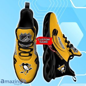 Pittsburgh Penguins Custom Name Max Soul Shoes New Sneakers For Fans Product Photo 4