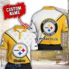Pittsburgh Steelers Custom Name Polo Shirt 3D All Over printed Gift For Sport Fans