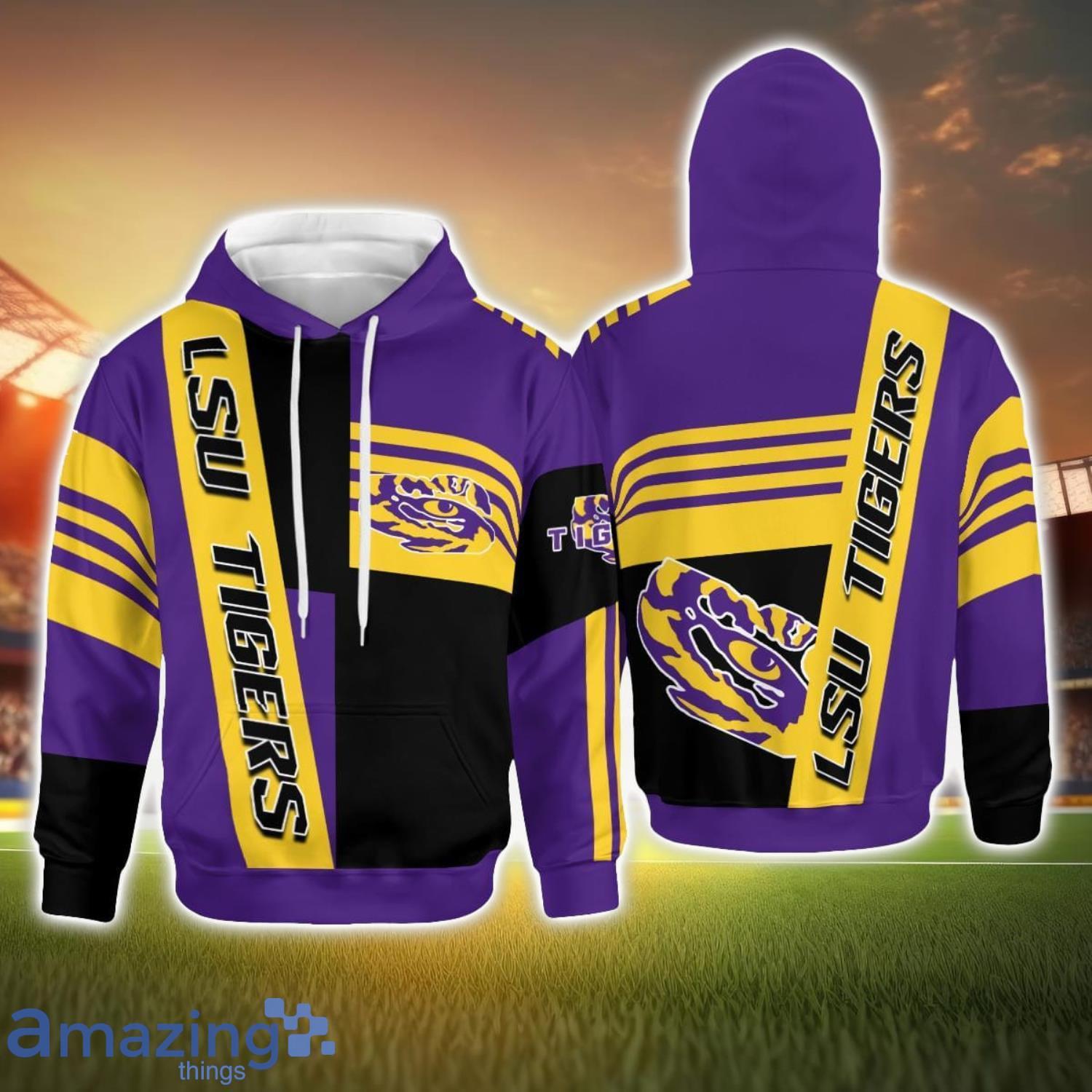 Pro LSU Tigers Fans All Over Printed 3D Hoodie For Men And Women image Pro LSU Tigers Fans All Over Printed 3D Hoodie For Men And Women Product Photo 1