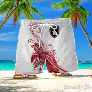 Rouen Normandie Rugby Hawaiian Shirt And Short New Design For Fans Product Photo 2