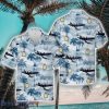 Royal Canadian Air Force 424 Transport and Rescue Squadron Avro Lancaster Aloha Short Sleeve 3D Printed Hawaiian Shirt For Men And Women