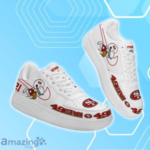 San Francisco 49ers Air Force Shoes Snoopy Custom Number & Name Product Photo 2
