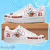 San Francisco 49ers Air Force Shoes Snoopy Custom Number & Name