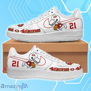 San Francisco 49ers Air Force Shoes Snoopy Custom Number & Name Product Photo 1