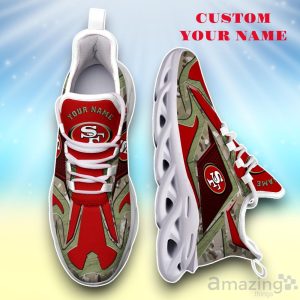 San Francisco 49ers Camouflage C Max Soul Shoes Custom Name Exclusive Sneakers For Fans image San Francisco 49ers Camouflage C Max Soul Shoes Custom Name Exclusive Sneakers For Fans Product Photo 3