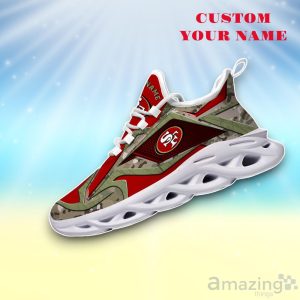 San Francisco 49ers Camouflage C Max Soul Shoes Custom Name Exclusive Sneakers For Fans Product Photo 1