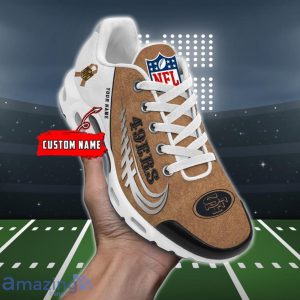 San Francisco 49ers Custom Name Air Cushion Shoes NFL Gift For Fans Product Photo 1