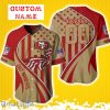 San Francisco 49ers Custom Name And Number Slogan Baseball Jersey Shirt