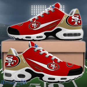 San Francisco 49ers Custom Name NFL Air Cushion Shoes image San Francisco 49ers Custom Name NFL Air Cushion Shoes Product Photo 2