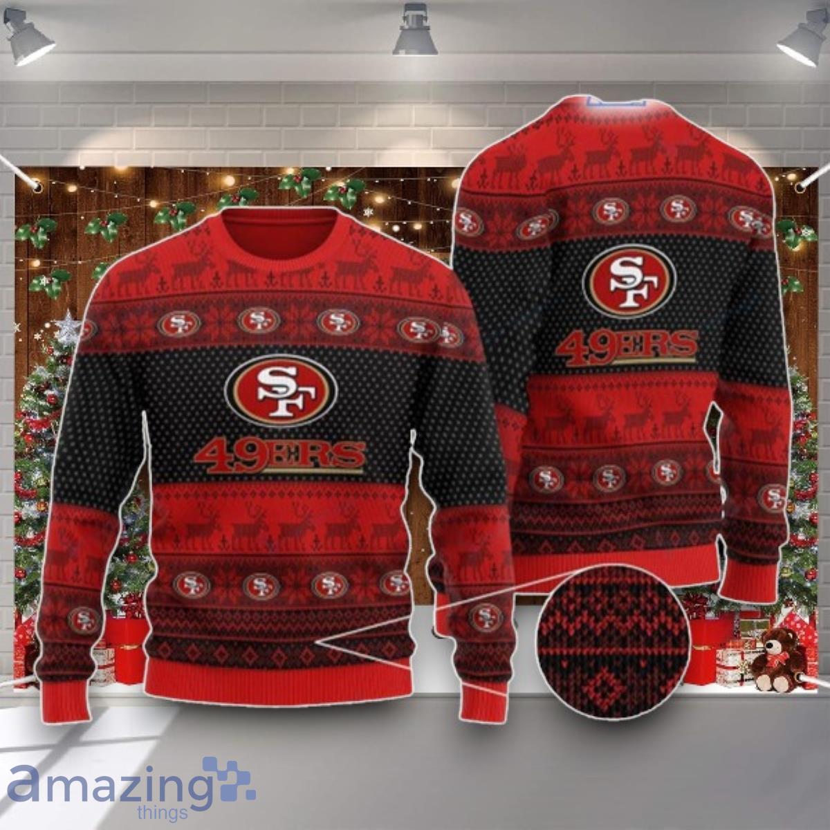 San Francisco 49ers Football Team NFL Ugly Christmas Sweater Unique Gift For Men And Women Product Photo 1