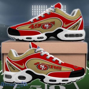 San Francisco 49ers NFL 3D Effect Swoosh 32 Teams Personalized Air Cushion Shoes Product Photo 2