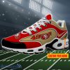 San Francisco 49ers NFL 3D Effect Swoosh 32 Teams Personalized Air Cushion Shoes