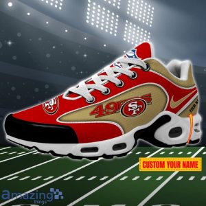 San Francisco 49ers NFL 3D Effect Swoosh 32 Teams Personalized Air Cushion Shoes Product Photo 1
