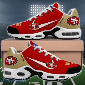 San Francisco 49ers NFL Swoosh Personalized Air Cushion Shoes Product Photo 2