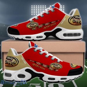 San Francisco 49ers Personalized Sparkle NFL Air Cushion Shoes Product Photo 2