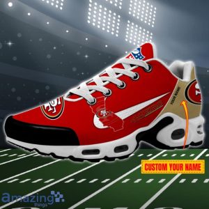 San Francisco 49ers State Proud NFL Personalized Air Cushion Shoes Product Photo 1