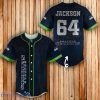 Seattle Seahawks Baseball Jersey Classic Custom Number & Name