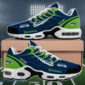 Seattle Seahawks New Version Custom Kicks NFL Sport Air Cushion Shoes Product Photo 2