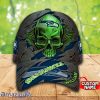 Seattle Seahawks Personalized Nfl Skull Classic Cap 3D Gift For Big Fans