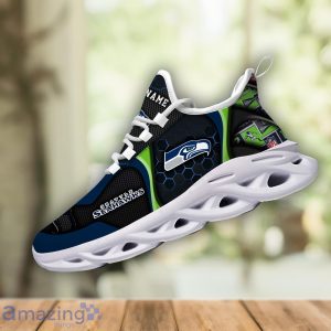 Seattle Seahawks Sport Gift Sneakers Personalized Name Max Soul Shoes Product Photo 1